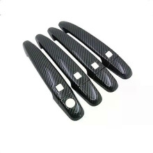 (Carbon, 4 Tasten) Kompatibel mit Lexus LS XF30 430 (2001–2006): Türgriffabdeckung aus Carbonfaser-Chrom