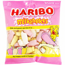 Haribo Milkshakes 140g (Pack of 12)