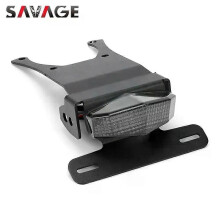 (Rote Linse) Gilt für Kennzeichenhalter-LED-Blinker-Bremslicht für HONDA CRF250L/Rally 2013-2020