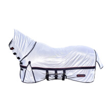 (5', White) Whitaker Rastrick V2 Detachable Neck UV Horse Fly Rug