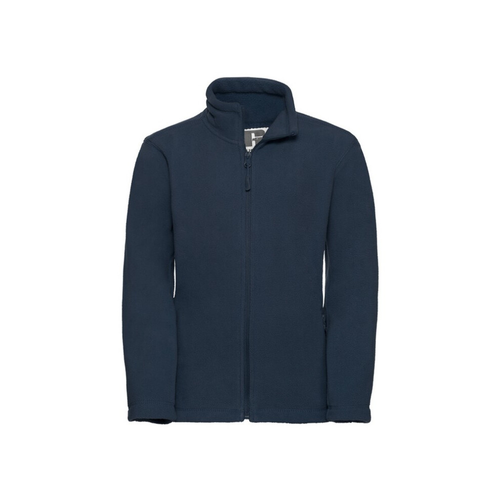 Russell (11-12 Years, French Navy) Childrens/Kids Fleece Jacket