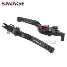 (Rot/Schwarz) Gilt für klappbare Brems- und Kupplungshebel für YAMAHA MT07 Tracer 700/GT 2016–2024 TRACER