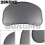 (Transparent)Motorcycle Scooter Modification Front Windshield Plate Retro Biker's Front Windshield Electric 4