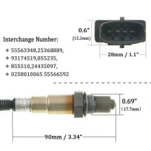 Passend für Chevrolet Opel PKW Sauerstoffsensor 55563348 55574136 25368889