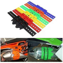 (Schwarz) Universeller Auspuffschutz für Motorräder