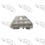 (Main Driver -Left)Compatible Corolla 2007 2008 2009 2011-2013 Rear Bumper Bracket Rear Bumper Bracket 2