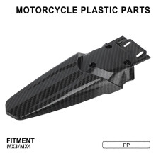 Compatible Mx3/Mx4 Motorcycles High Quality Pp Material Carbon Fiber Pattern Cover Rear Tail Cover Modification