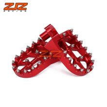 (Röd) Kompatibla TE250/TC250/Cr125/Cr150 Terrängmotorcykel Modifierade CNC Aluminiumlegering Bakpedaler