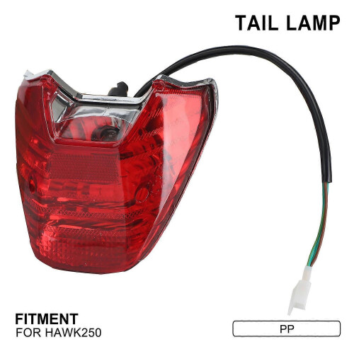 Compatible Hawk 250 Off-Road Motorcycle Pp Material Plastic Replacement Parts Rear Tail Light Modification