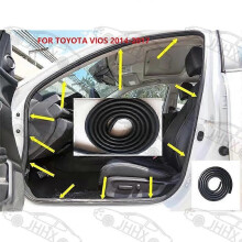 Kompatible Türrahmendichtungsleiste für Toyota Vios (2014–2017), wasserdichte Abdichtung