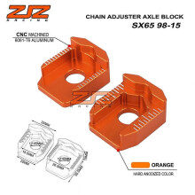Compatible Sx65 1998-2015 Off-Road Motorcycle Rear Hub Adjustment Cnc Aluminum Alloy Rear Jack