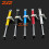 (Blue)Compatible Motorcycle Modified Accessories, Directional Damper, Modified Titanium Ruler, Modified 1