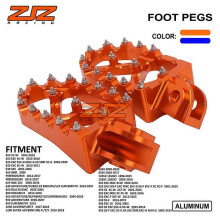 (Orange)Compatible 125Sx 125Sxs/150Xc 150Sx Off-Road Motorcycle Modified Aluminum Alloy Pedals Cnc Pedals