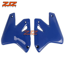 (Blue)Compatible Drz400e/S Drz400sm Off-Road Motorcycle Plastic Parts Shell Front Side Panel
