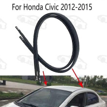 (Beifahrerseite - rechts)Kompatibel mit Honda Civic 2012 2013 2014 2015 Dachdichtungsleisten
