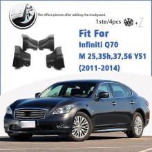 (Q70 M 11-14)Compatible Mudguard For Infiniti M M25 M35h M37 M56 Q70 Q70L Y51 2011-2019 Mudflaps Mudguards