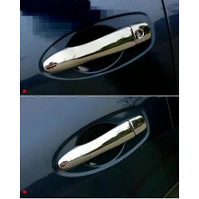 (1 Schlüsselloch, kein Knopf) Kompatibel mit Nissan Qashqai J11 2014–2021, Chrom