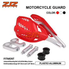 (Blue)Compatible Off-Road Motorcycle Accessories Modified Aluminum Alloy Handlebar Universal Windshield