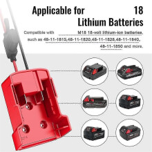 Applies to Power Wheels Adapter compatible Battery with Wire Harness Connector 12AWG Wire with 40A Fuse