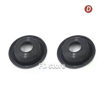 (2 Membranen) Passender Vergaser-Reparatursatz mit Schwimmermembran für KLE400 KLE500 1991-2007 KLE