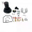 (2sets)Applicable Carburetor repair kit Configure plunger diaphragm and float for Honda CB400SS Single 2