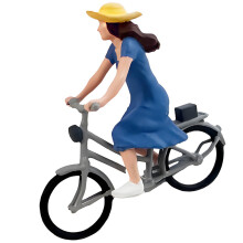 Ensemble de figurines de vélos en résine, échelle 1/64,-1128