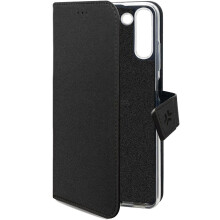 Custodia a portafoglio Wally per Galaxy S25+ nera