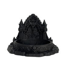 Jewelry Dish,Gothic Castles Tray Rings Holder Jewelry-Black