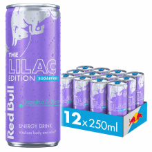 Red Bull Lilac Edition Sugarfree Grapefruit & Blossom Energy Drink 250ml (Pack of 12)