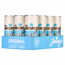 Jimmy's Original Iced Coffee Cans 250ml (Pack of 12)
