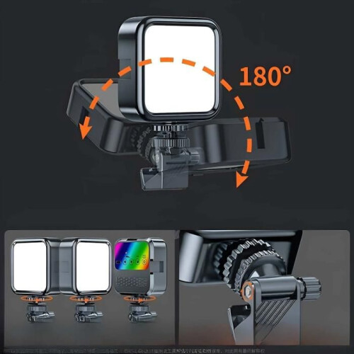 Συμπληρωματικό φως για φωτογραφία, εφέ RGB, USB, για selfies, κάμερες και βίντεο, συμ 1