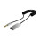 Bluetooth adapter, AUX input, HD audio quality, fast data transfer, hands-free calling, noise reduction, silver 1