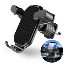 Sturdy and durable phone stand, suitable for 4-7 inch phones, 360 rotation, ergonomic design, portable, black