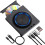 External optical drive, CD/DVD burner, USB 3.0, high-speed transfer, plug and play, black 1