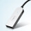 Bluetooth adapter, AUX input, HD audio quality, fast data transfer, hands-free calling, noise reduction, silver 6