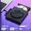 External optical drive, CD/DVD burner, USB 3.0, high-speed transfer, plug and play, black 2