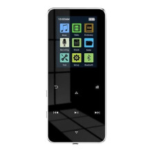 Seinnteoir MP3, 64 GB, Bluetooth 5.0, scáileán tadhaill, taifeadadh HD, feidhm ríomhleabhair, foclóir Béarla san áireamh, dubh