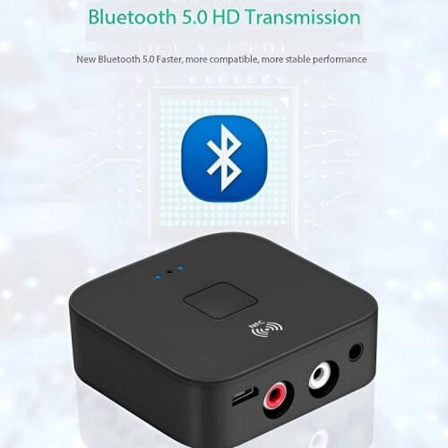 Προσαρμογέας Bluetooth, NFC, ασύρματη σύνδεση. Ήχος χωρίς απώλειες, συμπαγής και φορ 1