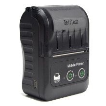 Thermal printer, Bluetooth, USB, 203 dpi, 70 mm/s, 1500 mAh, portable, black