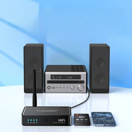 Προσαρμογέας Bluetooth, NCF, 3.5mm AUX/RCA/USB/TF/Μικρόφωνο 6.5mm, Μπαταρία 500mAh, Σύνδεση και Λε 2