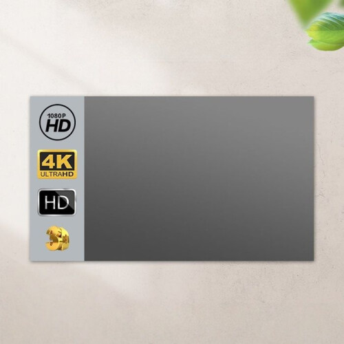 Οθόνη προβολής 4K, 80 ίντσες, αναλογία διαστάσεων 4:3, ποιότητα εικόνας υψηλής ευ 1