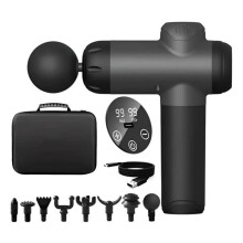 Fascia gun, 99 speeds, 8 replacement heads, digital display, silent operation, 1500 mAh battery, 24 W power, 8 mm striking depth