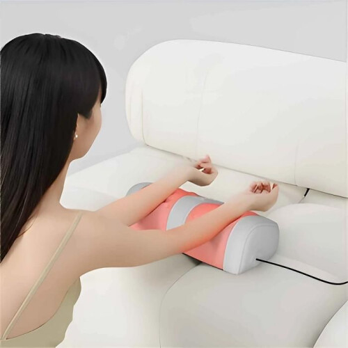 Foot massager, 3-speed intensity adjustment, heating function, ergonomic design, portable, green 2