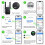WiFi repeater/signal extender, 1200 Mbps, 3 access modes, stable connection, portable, black 5