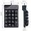 Numeric keypad, ergonomic design, durable, portable, black 6