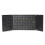 Portable foldable Bluetooth keyboard with touchpad, ergonomic design, for phones and tablets, black 1
