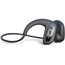 Bone conduction Bluetooth headphones, IP68 waterproof, ergonomic design, fashionable and versatile, suitable for sports activities, black