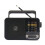 Φορητό ραδιόφωνο, FM/AM/SW, τσιπ DSP, ποιότητα ήχου HD, USB, μαύρο 1