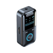 Bluetooth-Adapter, LED-Anzeige, HD-Audioqualität, Plug & Play, breite Kompatibilität, tragbar, schwarz