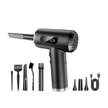 Souffleur, 68 W, affichage LED, 3 niveaux d'intensité, 50 000 tr/min, lumière LED, batterie 6 000 mAh, portable.